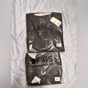 Figs black Scrub Set new
